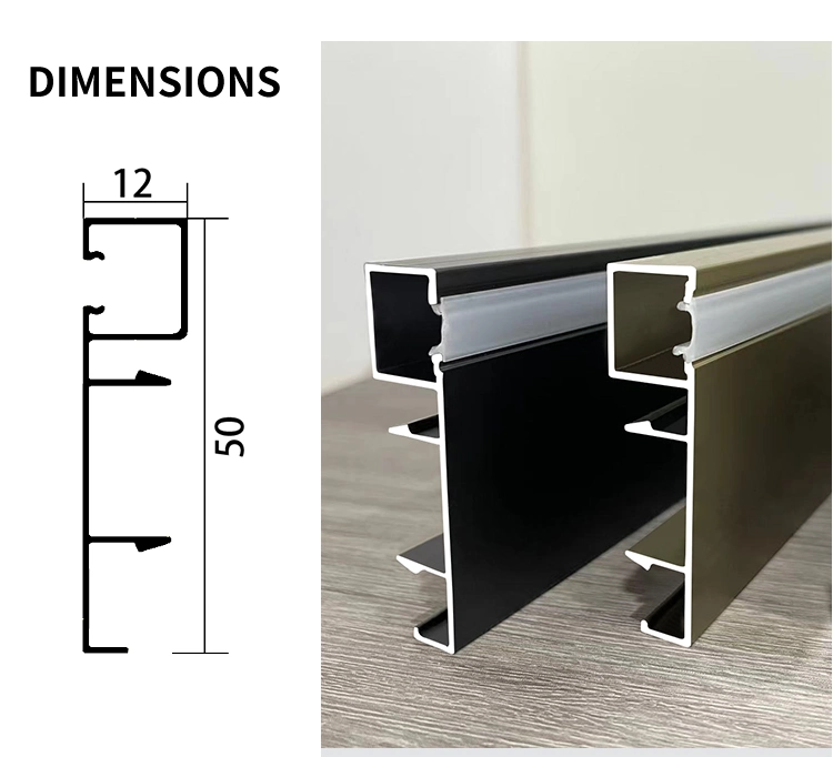 Aluminum LED Skirting Lighting Skirting Hot Selling Aluminum Base Board 50mm Front Lighting 3 Colors in Stock Aluminum Manufact