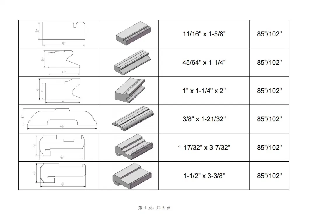 High Quality PVC Jamb PVC Frame Door Frame