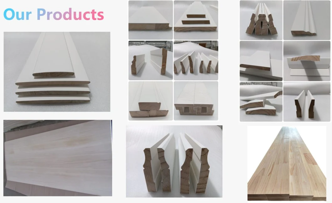 Hot Sales Wooden Trim Decorative Moulding Primed or Painted or Lacquered Wood Moulding